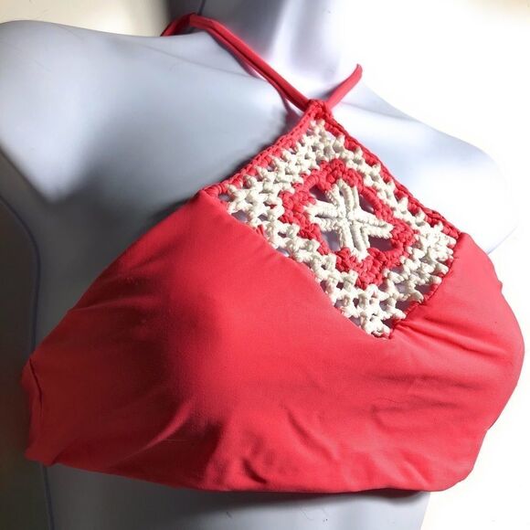 Lovers + Friends Halter Crochet Bikini Top - Picture 4 of 7